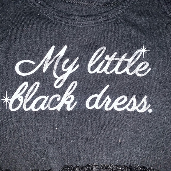 “My little black dress” baby dress onsie - Picture 3 of 4